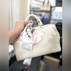 Louis Vuitton Vintage - Epi Speedy 30 - Ivory - Leather Handbag